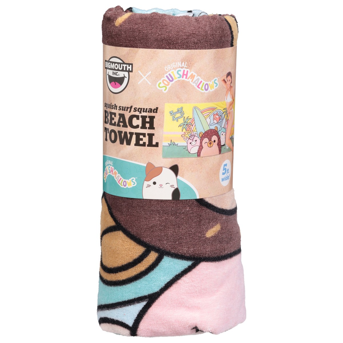 slide 3 of 4, Squishmallows Towel Surf Squad - Each, 1 ct