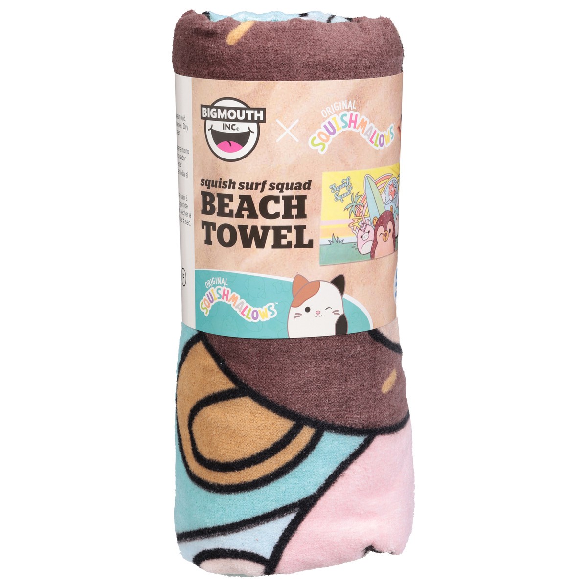 slide 4 of 4, Squishmallows Towel Surf Squad - Each, 1 ct