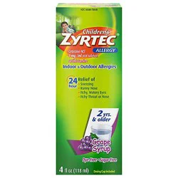 Childrens Zyrtec Grape - 4 Oz