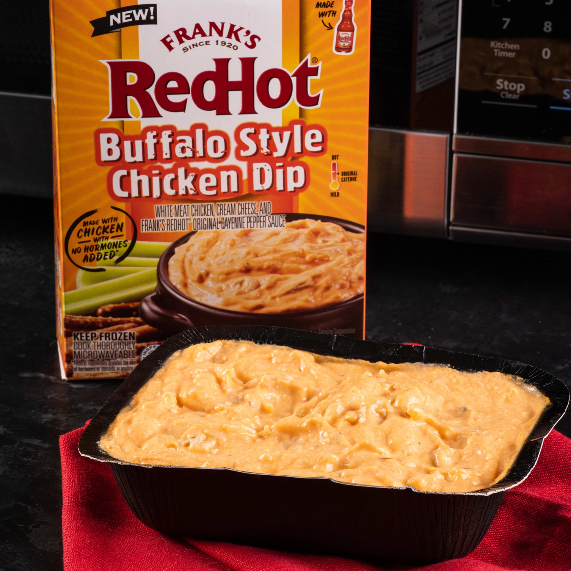 slide 3 of 5, Frank's RedHot  Buffalo Chicken Dip - Frozen, 11 oz