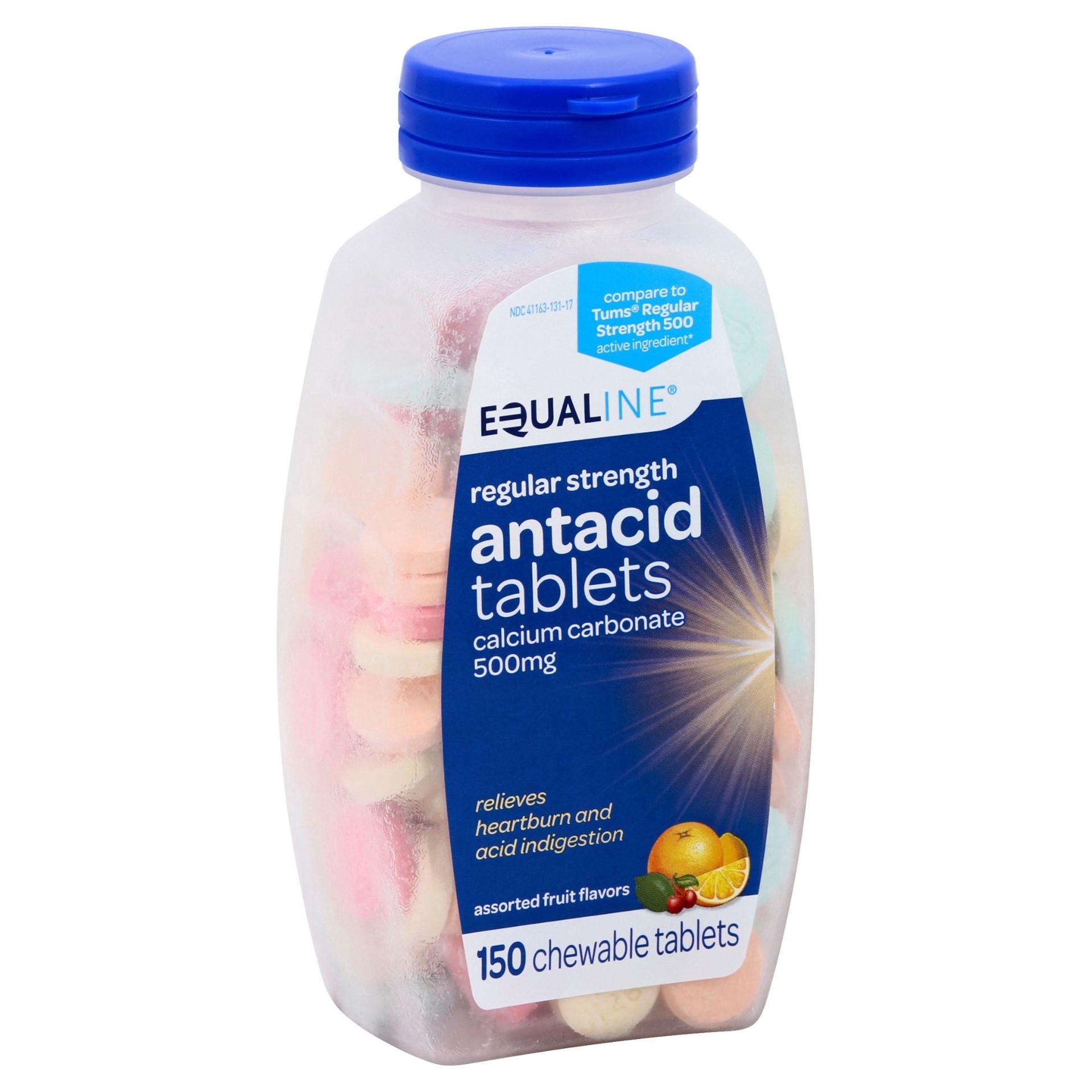 slide 1 of 1, Equaline Antacid Tablets, 150 ct