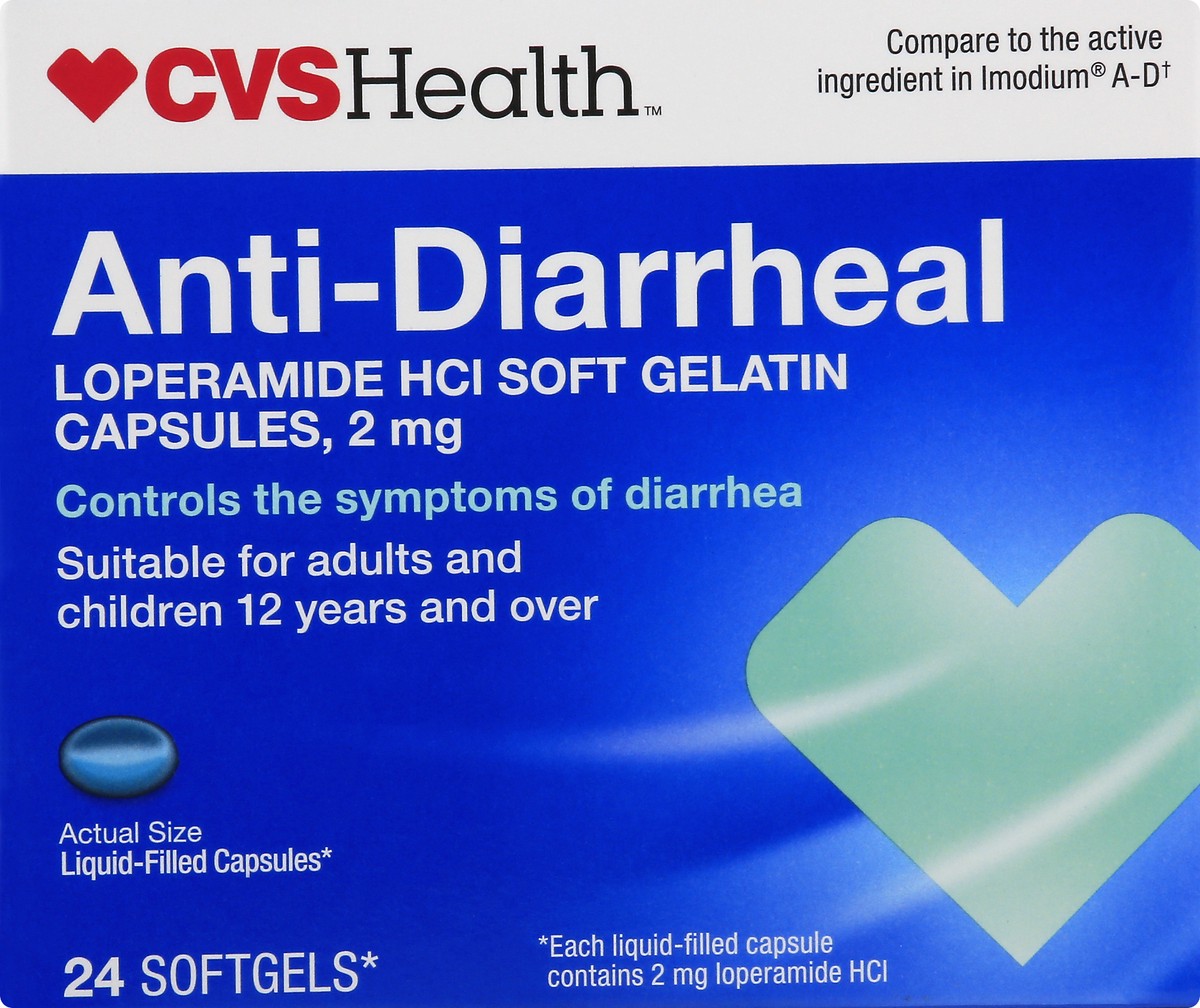 slide 11 of 11, CVS Health Anti-Diarrheal Softgels, 24ct, 24 ct