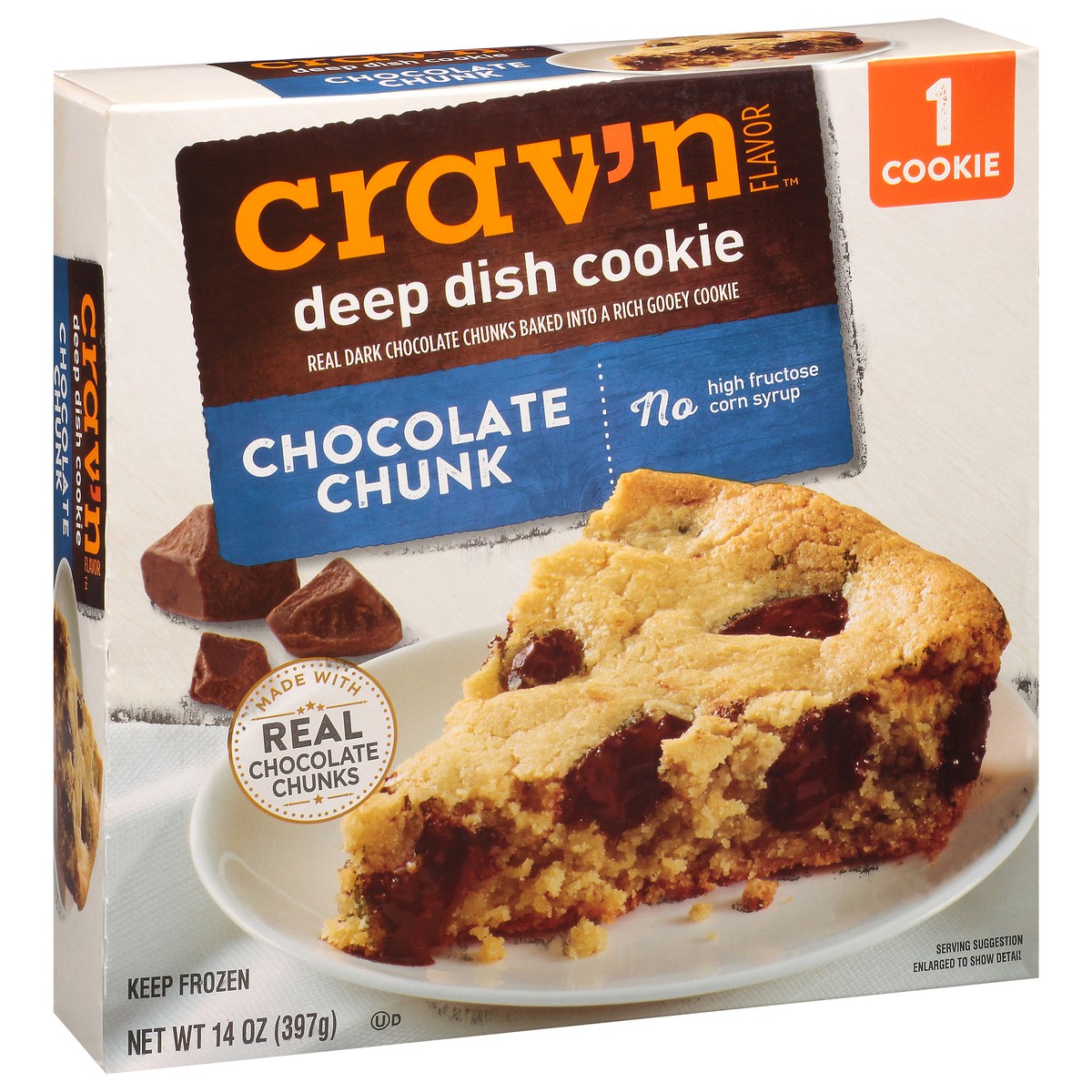 slide 4 of 9, Crav'n Flavor Crav'N Cky Choc Chunk, 1 ct