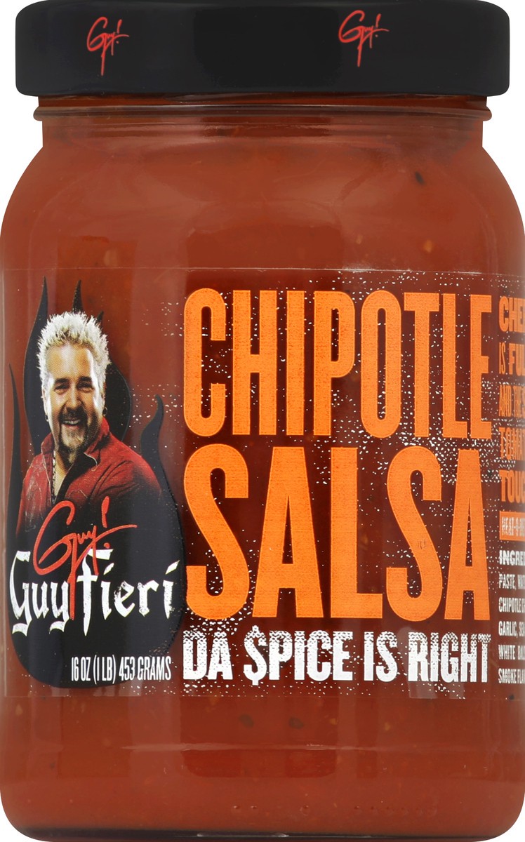 slide 2 of 2, Guy Fieri Da Spice Is Right Chipotle Salsa, 16 oz