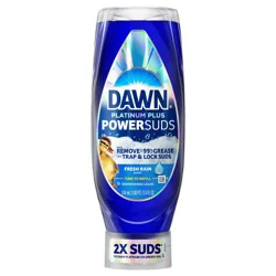 Dawn Platinum Plus Power Suds Easy Squeeze - Fresh Rain