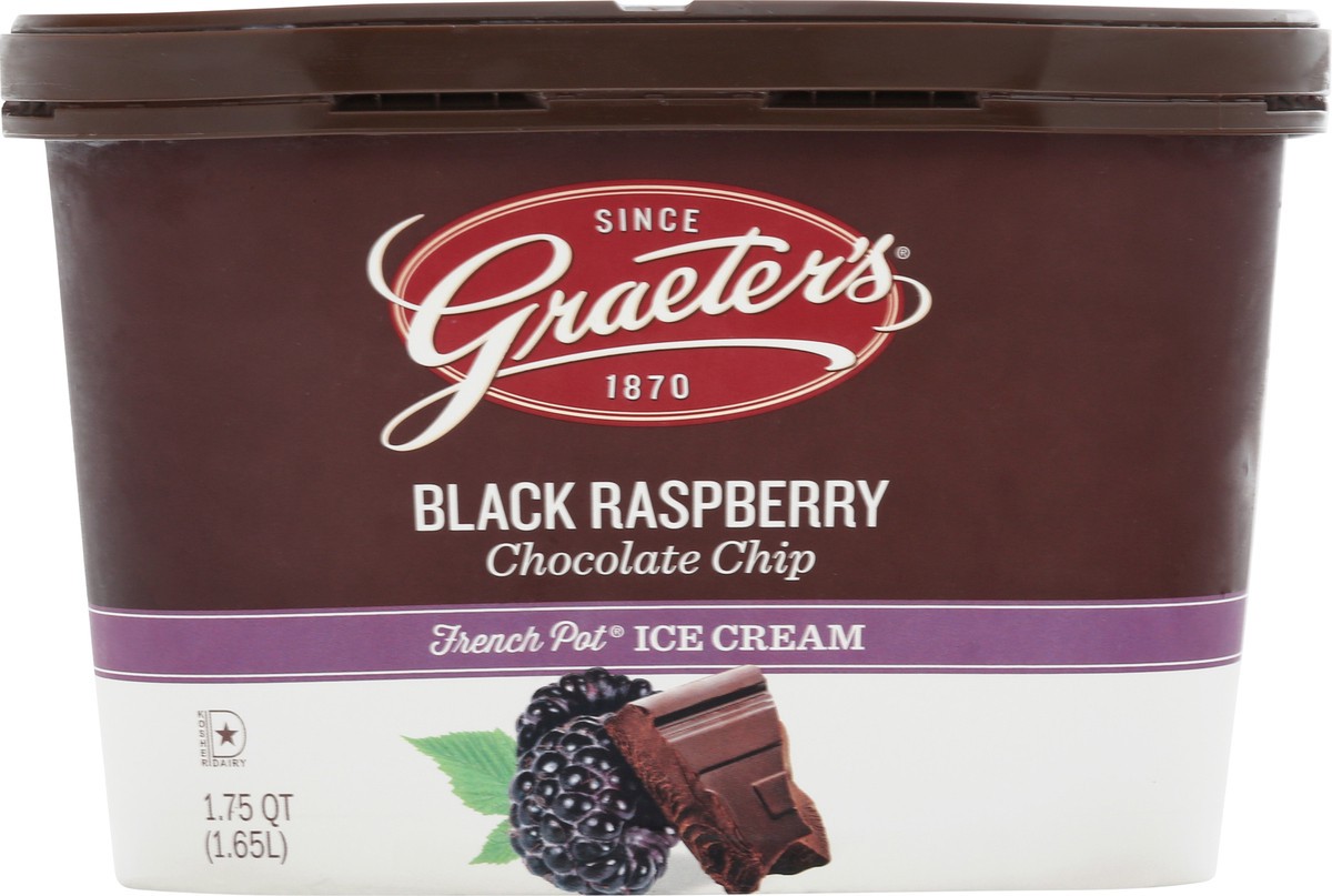 slide 5 of 9, Graeter's French Pot Black Raspberry Chocolate Chip Ice Cream 1.75 qt, 1.75 qt