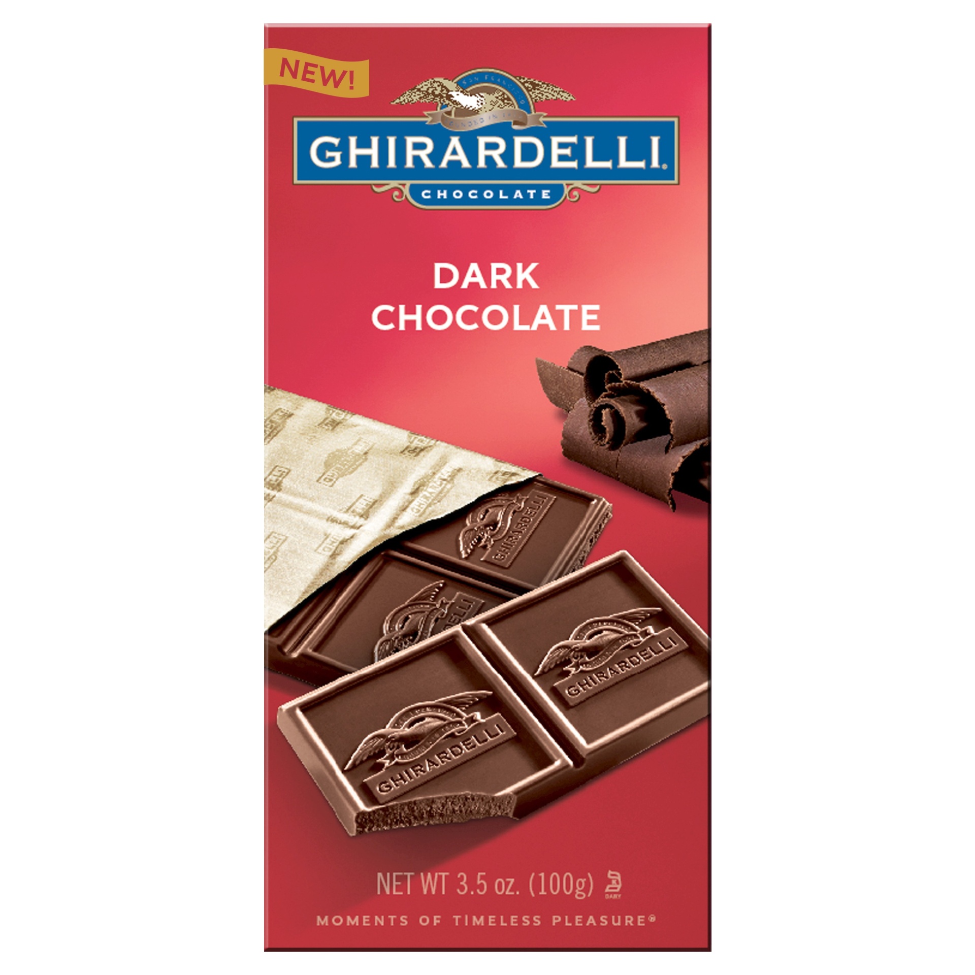 slide 1 of 1, Ghirardelli Dark Chocolate Bar, 3.5 oz