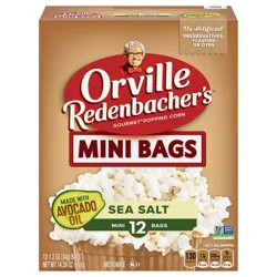 Orville Redenbacher's's Orville Redenbacher's’s Microwave Popcorn, Sea Salt Popcorn With Avocado Oil, 1.2 oz., 12-Count