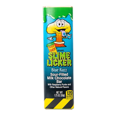 slide 1 of 1, Toxic Waste Slime Licker Sour-Filled Blue Razz Milk Chocolate Bar 1.75 oz, 1.75 oz