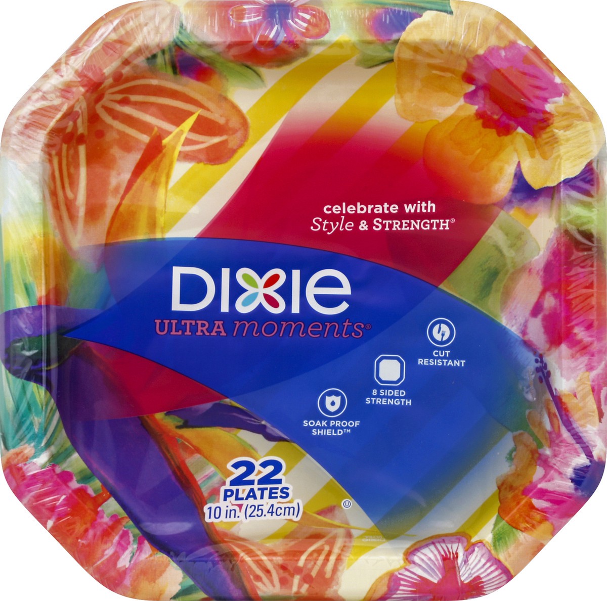 slide 3 of 3, Dixie 10" Ultra Woodlands Paper Plates, 22 ct