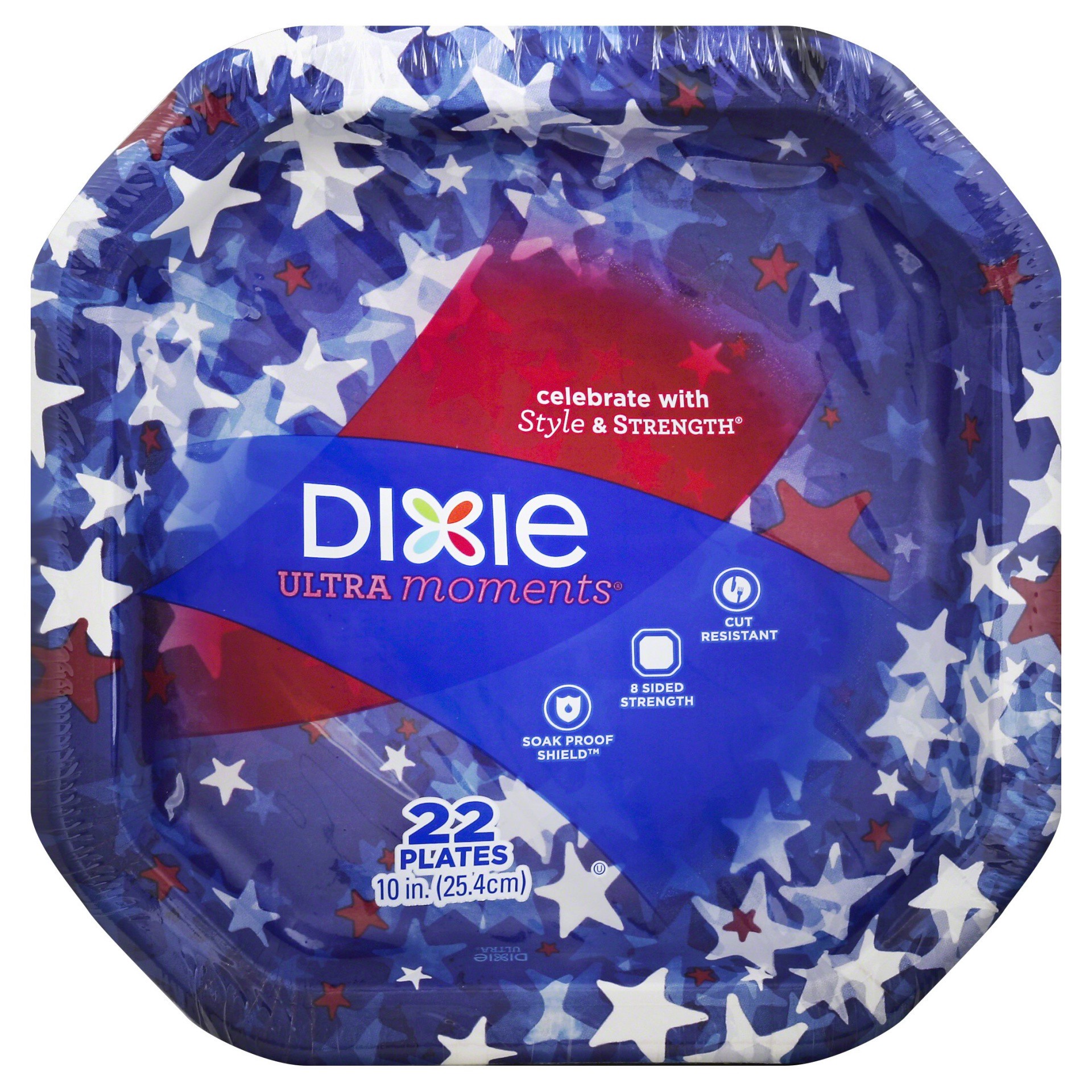 slide 1 of 3, Dixie 10" Ultra Woodlands Paper Plates, 22 ct