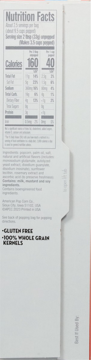 slide 4 of 15, Jolly Time White Cheddar Microwave Popcorn 6 - 2.9 oz Bags, 6 ct