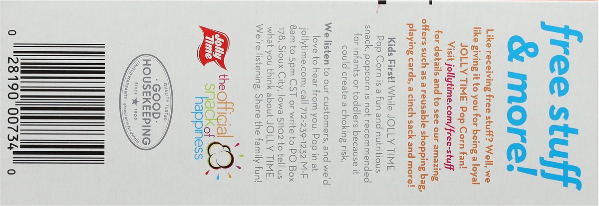 slide 11 of 15, Jolly Time White Cheddar Microwave Popcorn 6 - 2.9 oz Bags, 6 ct