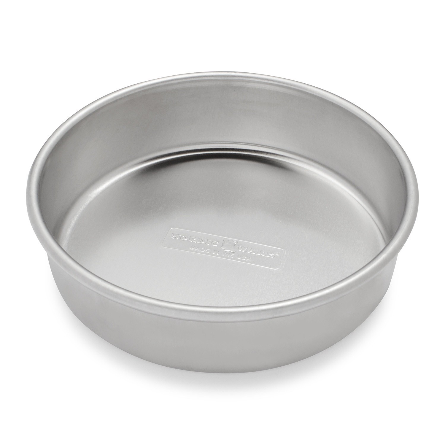 slide 1 of 1, Nordic Ware Aluminum Round Cake Pan, 8 in