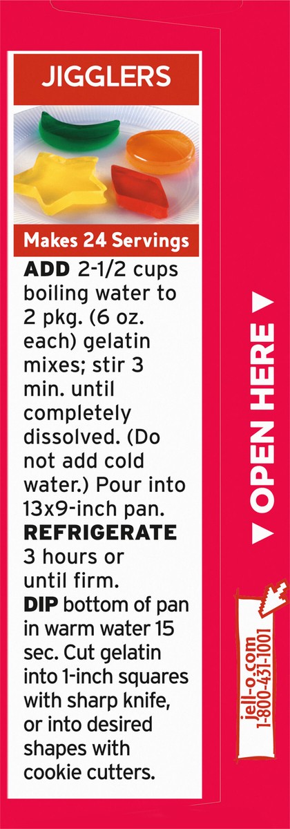 slide 6 of 9, Jell-O Strawberry Banana Artificially Flavored Gelatin Dessert Mix, Family Size, 6 oz Box, 6 oz