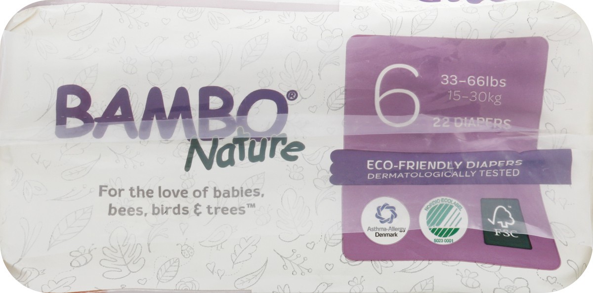 slide 8 of 11, Bamboo Nature Diapers 22 ea, 22 ct