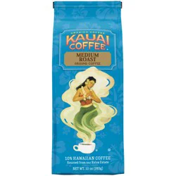 Kauai Coffee Pacific Horizon Medium Roast Ground Coffee 10 oz. Bag
