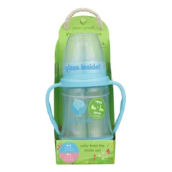 Green Sprouts Glass Sip & Straw Cup
