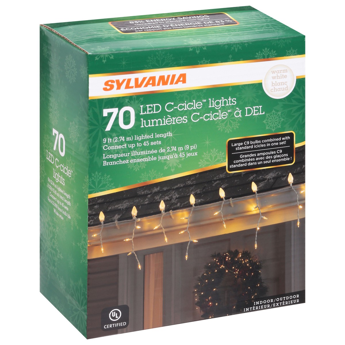 slide 2 of 4, Sylvania Mini Icicle Multi Color Christmas Lights - Each, 1 ct