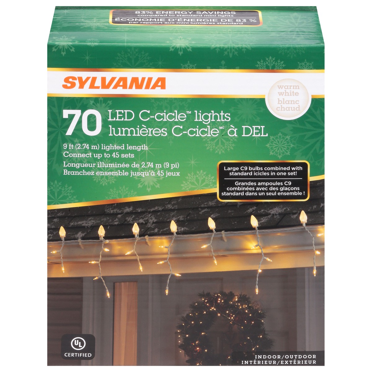 slide 1 of 4, Sylvania Mini Icicle Multi Color Christmas Lights - Each, 1 ct
