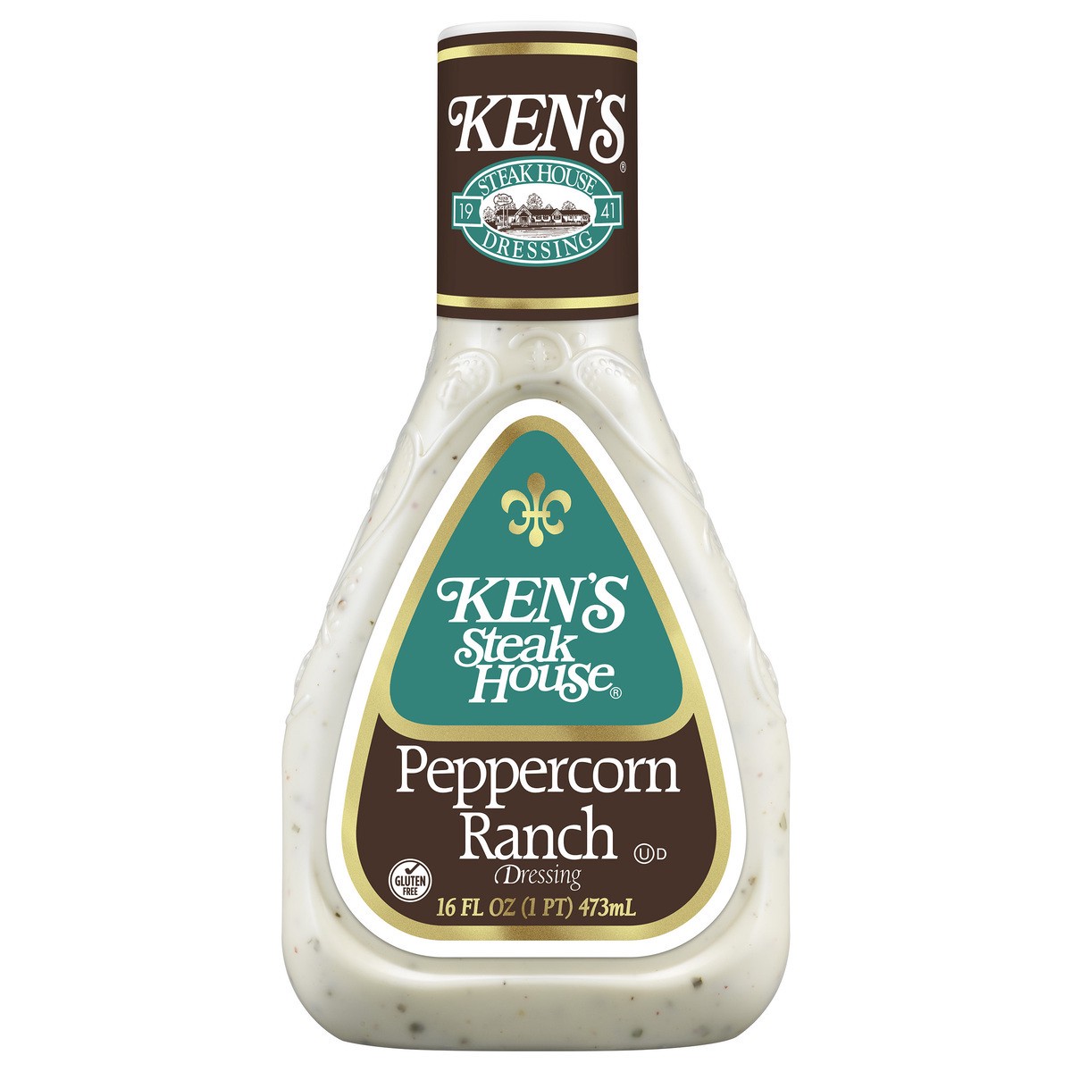 slide 12 of 12, Ken's Steak House Peppercorn Ranch Dressing 16 oz, 16 oz