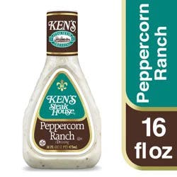 Ken's Steak House Peppercorn Ranch Dressing 16 fl oz