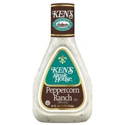 Ken's Steak House Peppercorn Ranch Dressing 16 fl oz