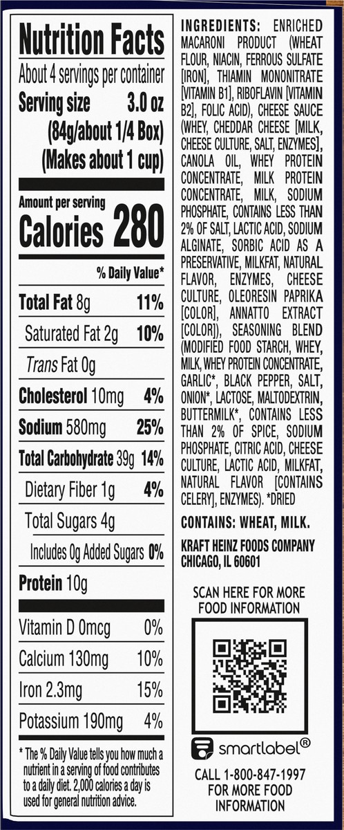 slide 5 of 9, Kraft Deluxe White Cheddar & Cracked Black Peppercorn Mac & Cheese Macaroni and Cheese Dinner, 11.9 oz Box, 11.9 oz