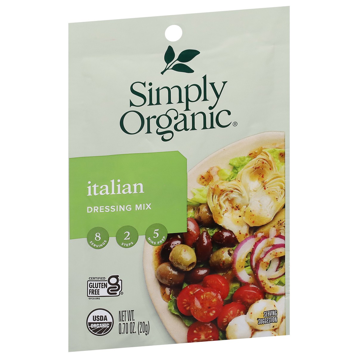 slide 5 of 9, Simply Organic Italian Dressing Mix 0.70 oz, 0.7 oz