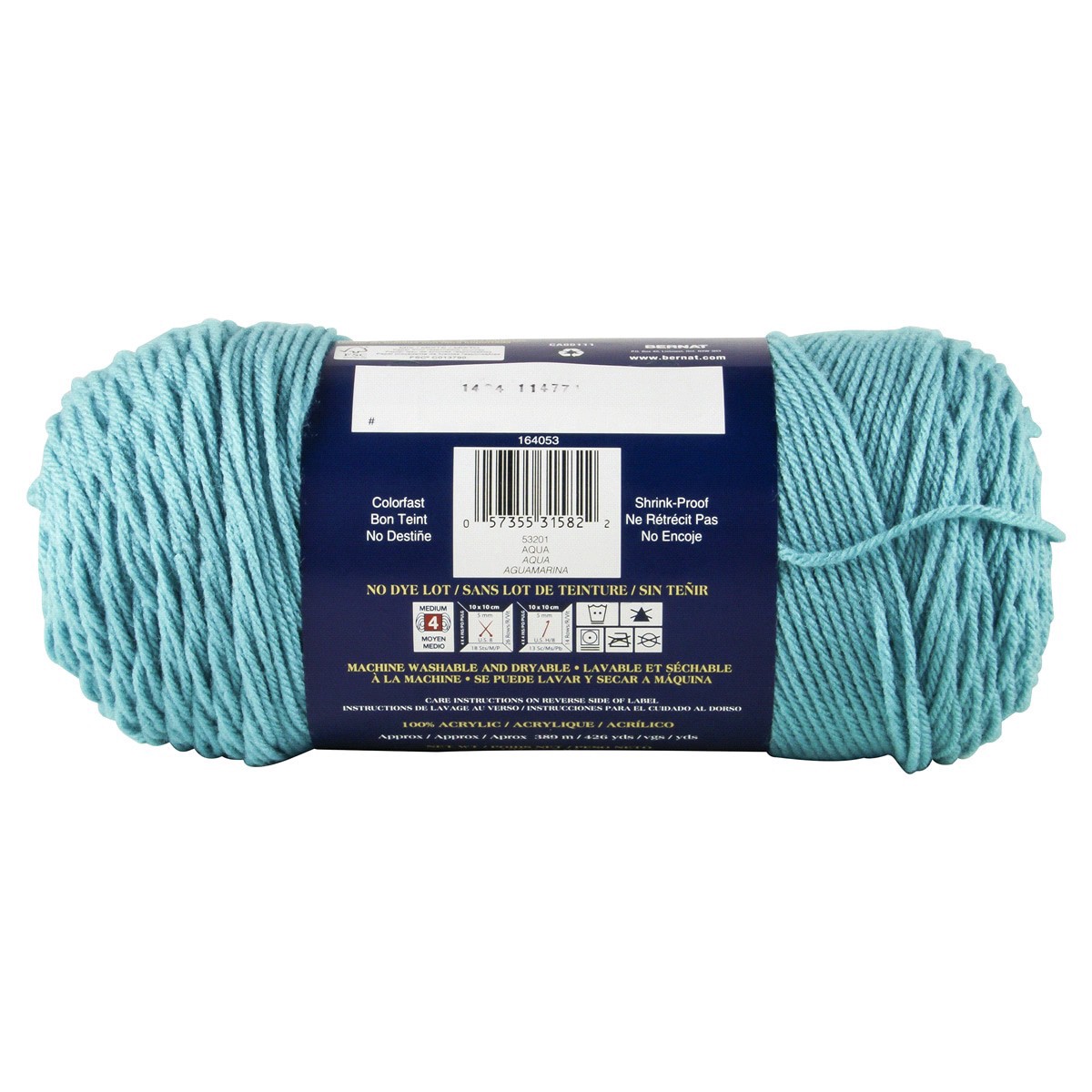 slide 4 of 4, Bernat Super Value Yarn - Aqua, 1 ct