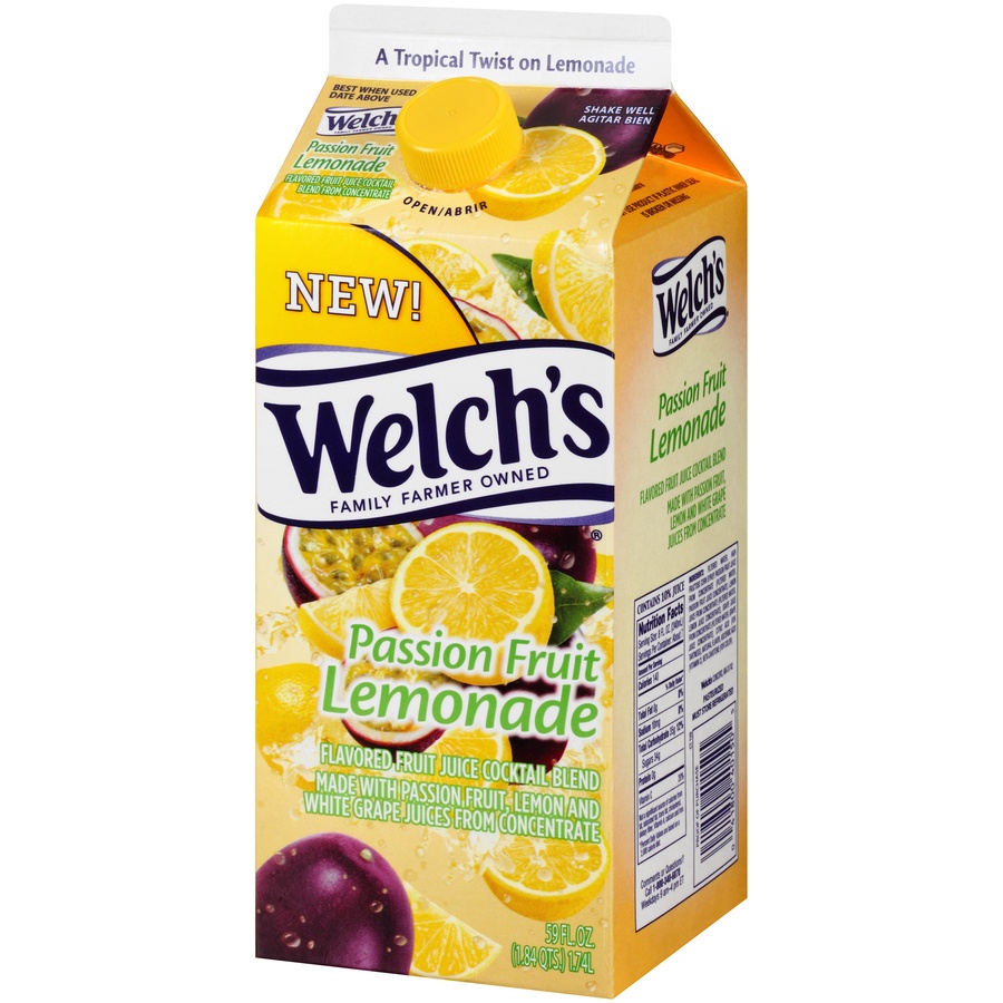 slide 3 of 8, Welch's Passion Fruit Lemonade Juice, 59 oz