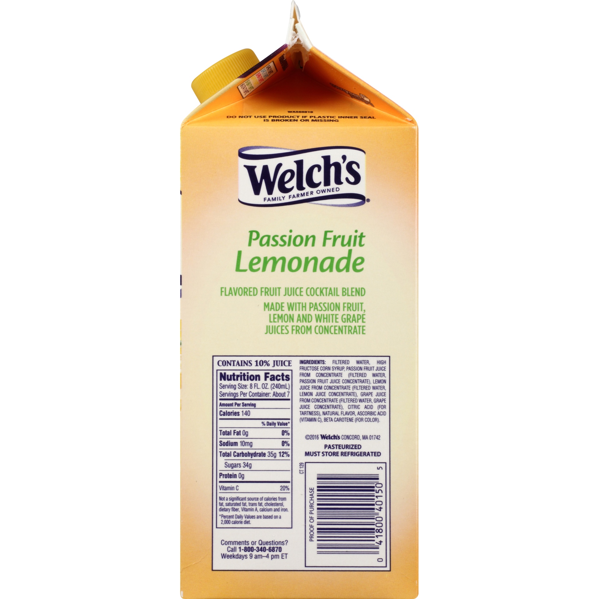 slide 5 of 8, Welch's Passion Fruit Lemonade Juice, 59 oz