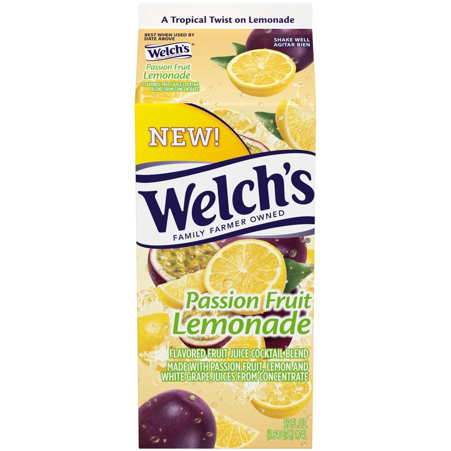 slide 6 of 8, Welch's Passion Fruit Lemonade Juice, 59 oz