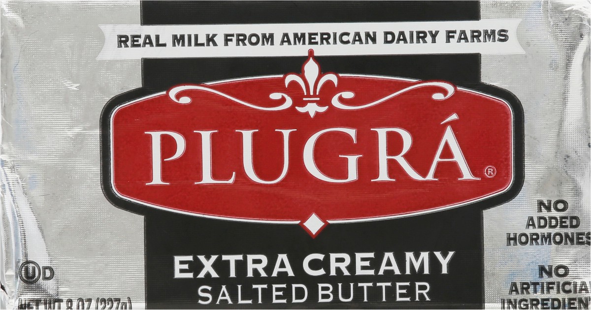 slide 1 of 13, Plugrá Salted Extra Creamy Butter 8 oz, 8 oz