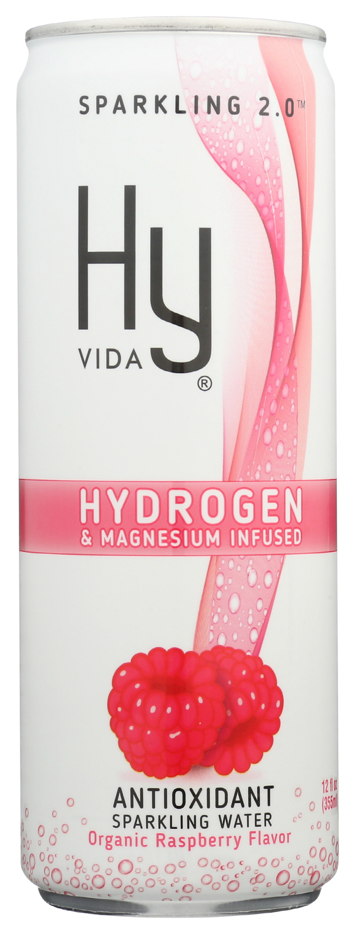 slide 1 of 7, Hyvida Raspberry Hydrogen Antioxidant Sparkling Water, 12 fl oz