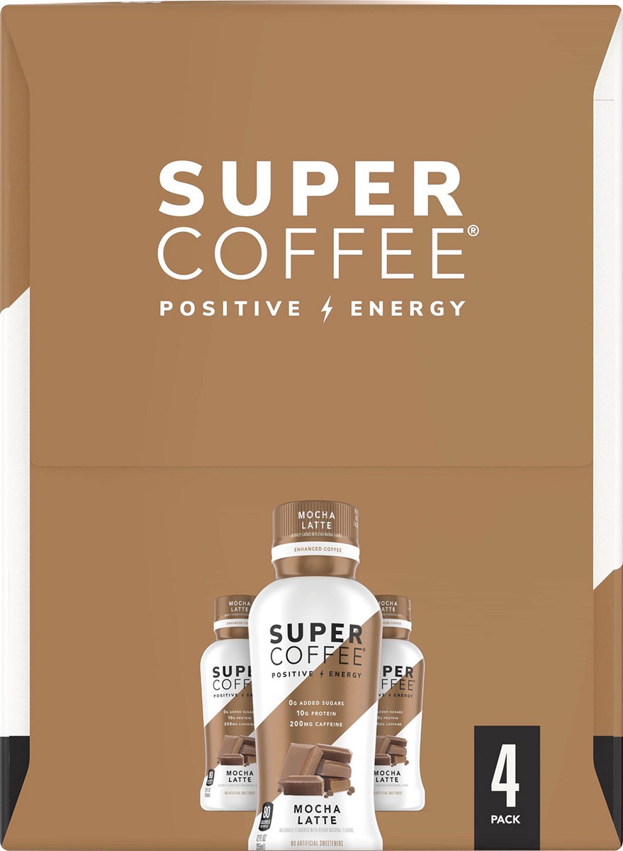 slide 7 of 12, Super Coffee Mocha Latte Super Coffee - 48 fl oz, 4 ct; 12 oz