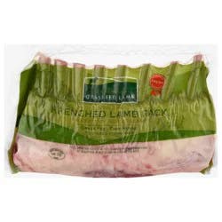 New Zealand Grass Fed Lamb Frenched Lamb Rack - 1 ea