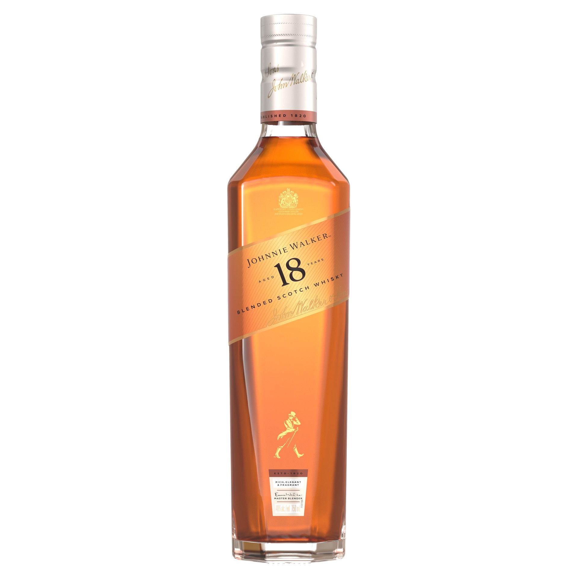 slide 1 of 5, Johnnie Walker Aged 18 Years Blended Scotch Whisky, 750 mL, 750 ml