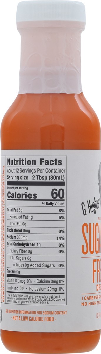 slide 3 of 9, G Hughes Sugar Free French Dressing, 12 fl oz