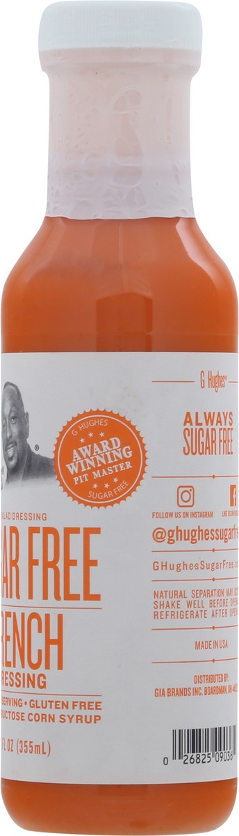 slide 8 of 9, G Hughes Sugar Free French Dressing, 12 fl oz
