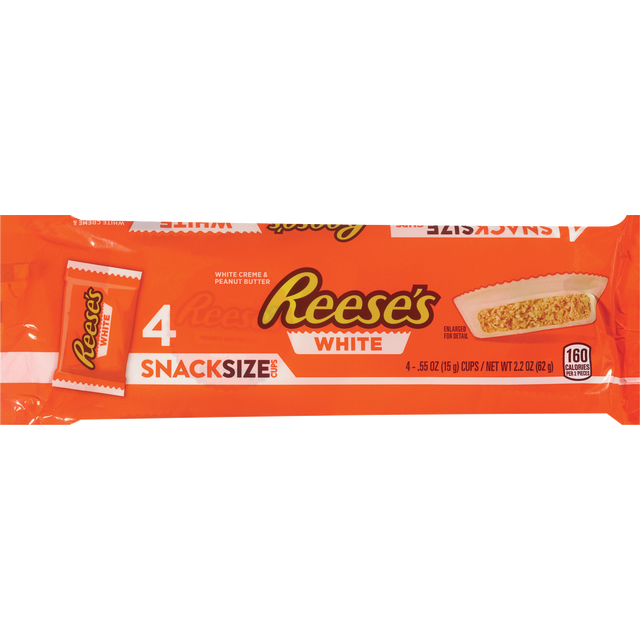 slide 1 of 3, Reeses White 4pk, 2 oz