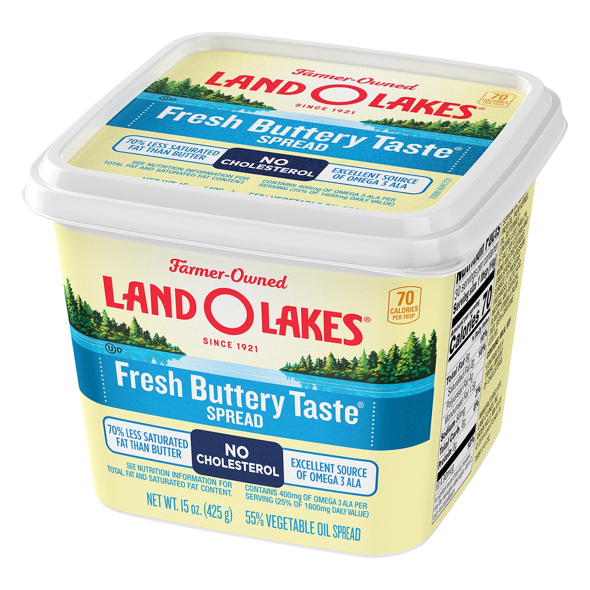 slide 8 of 9, Land O'Lakes Fresh Buttery Taste Spread, 15 oz