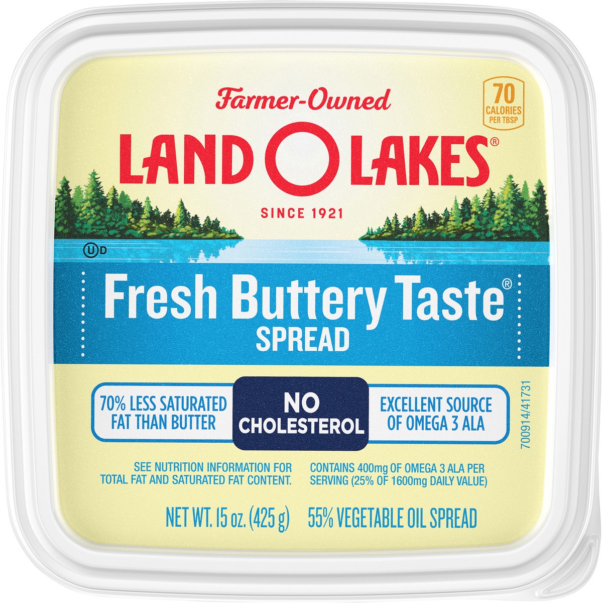 slide 3 of 9, Land O'Lakes Fresh Buttery Taste Spread, 15 oz