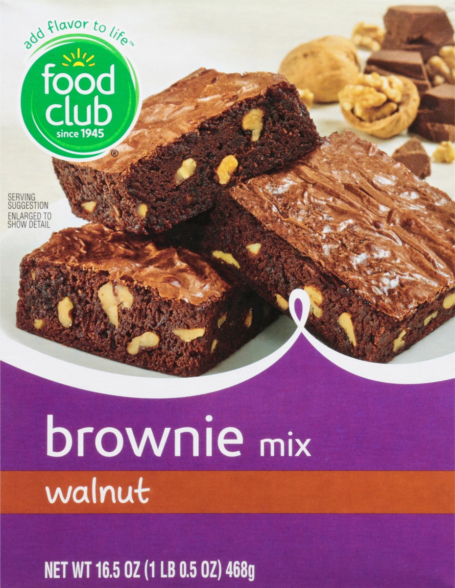 slide 9 of 11, Food Club Walnut Brownie Mix, 16.5 oz