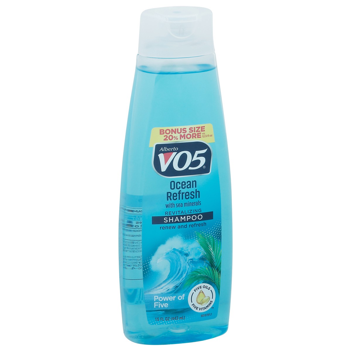 slide 6 of 9, Alberto VO5 Revitalizing Ocean Refresh Shampoo Bonus Size 15 fl oz, 15 fl oz