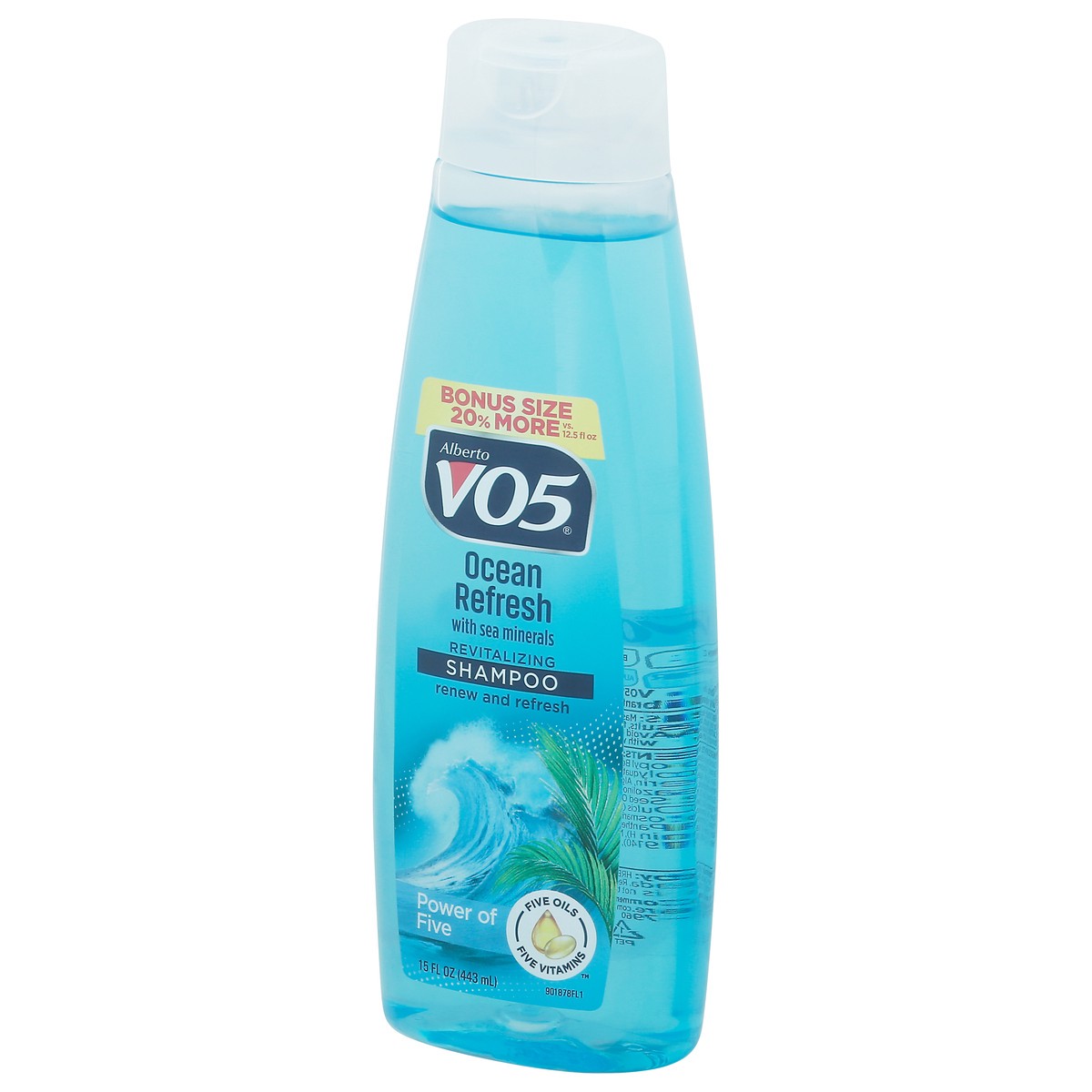 slide 5 of 9, Alberto VO5 Revitalizing Ocean Refresh Shampoo Bonus Size 15 fl oz, 15 fl oz