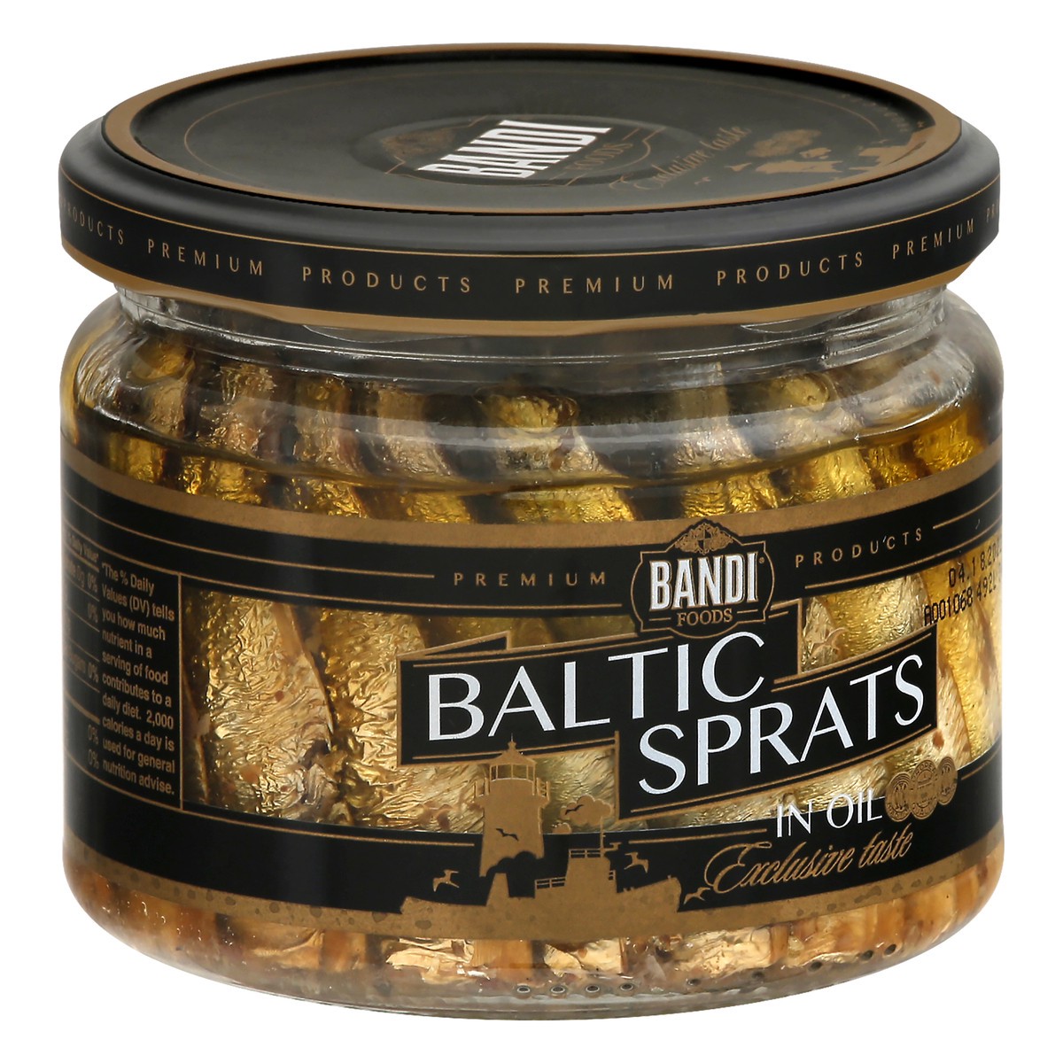 slide 12 of 13, Bandi Foods Baltic Sprats in Oil 8.8 oz, 8.8 oz