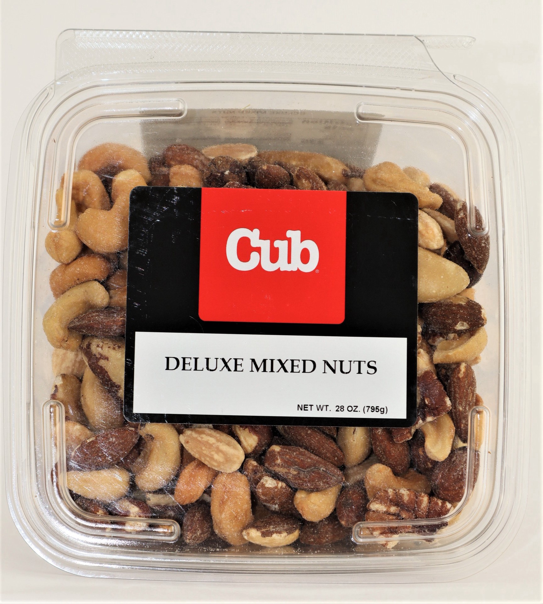 slide 1 of 1, Bergin Roasted Salted Deluxe Mixed Nuts, 28 oz