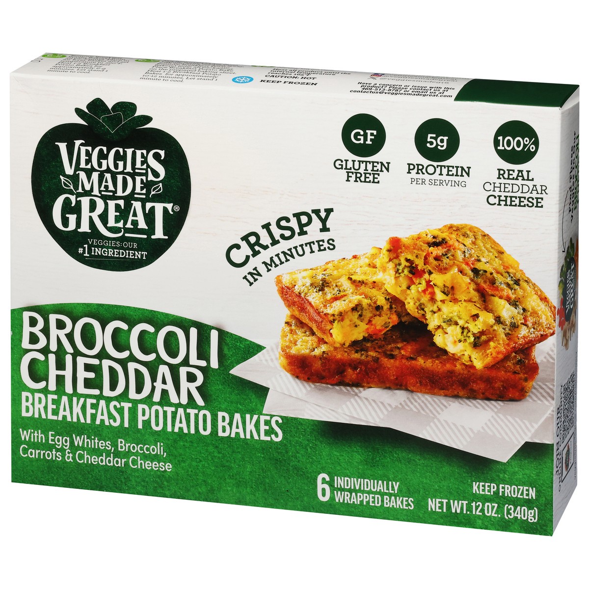 slide 10 of 17, Veggies Made Great Broccoli Cheddar Potato Breakfast Bakes, 12 oz