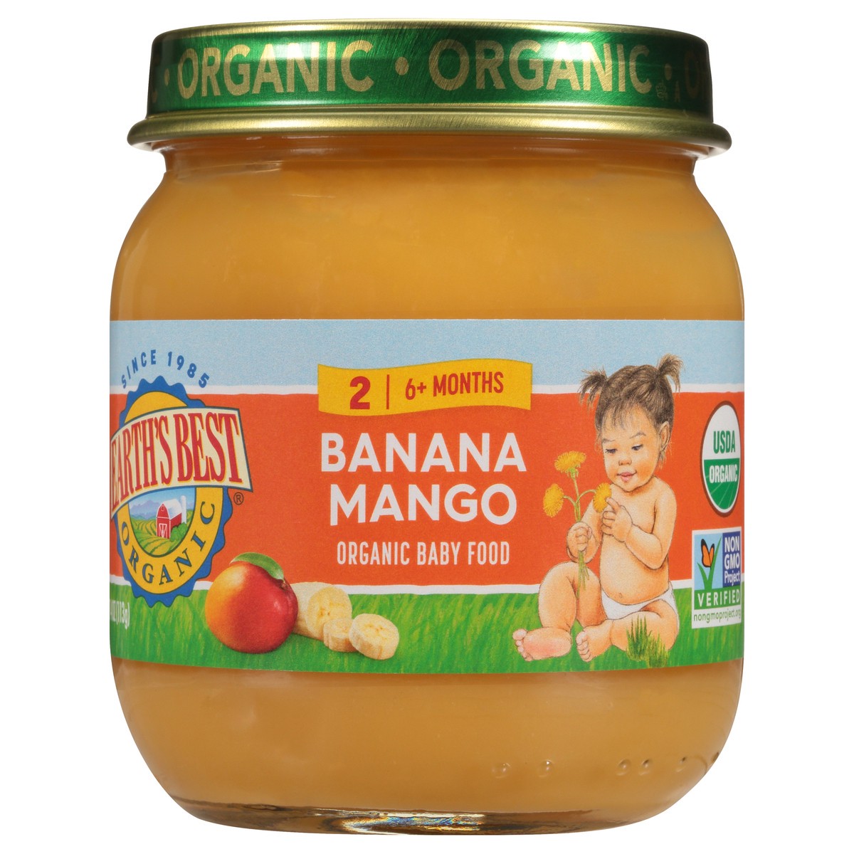 slide 1 of 10, Earth's Best Eb Banana Mango, 4 oz